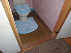 施工前のトイレのドア